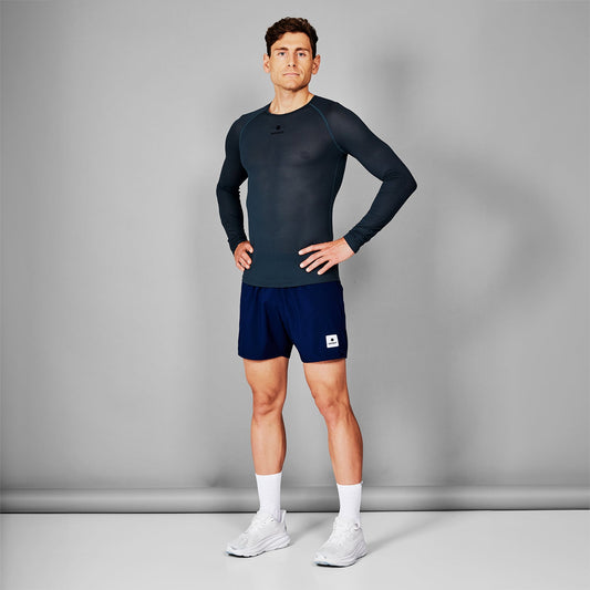 ベースレイヤー XMRBL32c601 Mesh Base Layer Long Sleeve - Grey [メンズ]