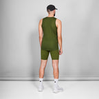 ベースレイヤー（ノースリーブ） NMRBL31c313 Mesh Base Layer Singlet - Green [メンズ]