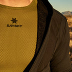 ベースレイヤー（ノースリーブ） NMRBL31c313 Mesh Base Layer Singlet - Green [メンズ]