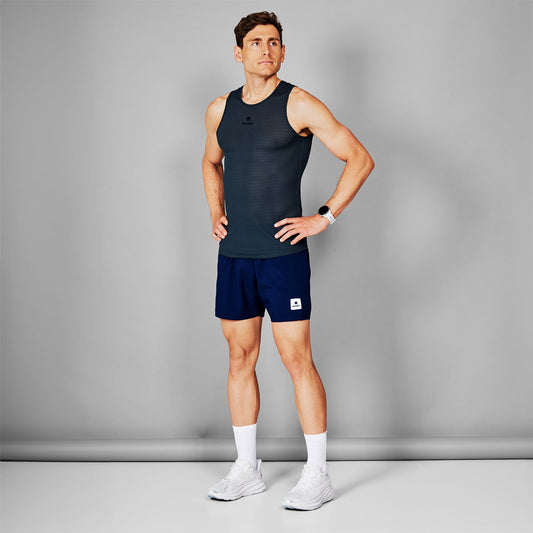 ベースレイヤー XMRBL31c601 Mesh Base Layer Singlet - Grey [メンズ]