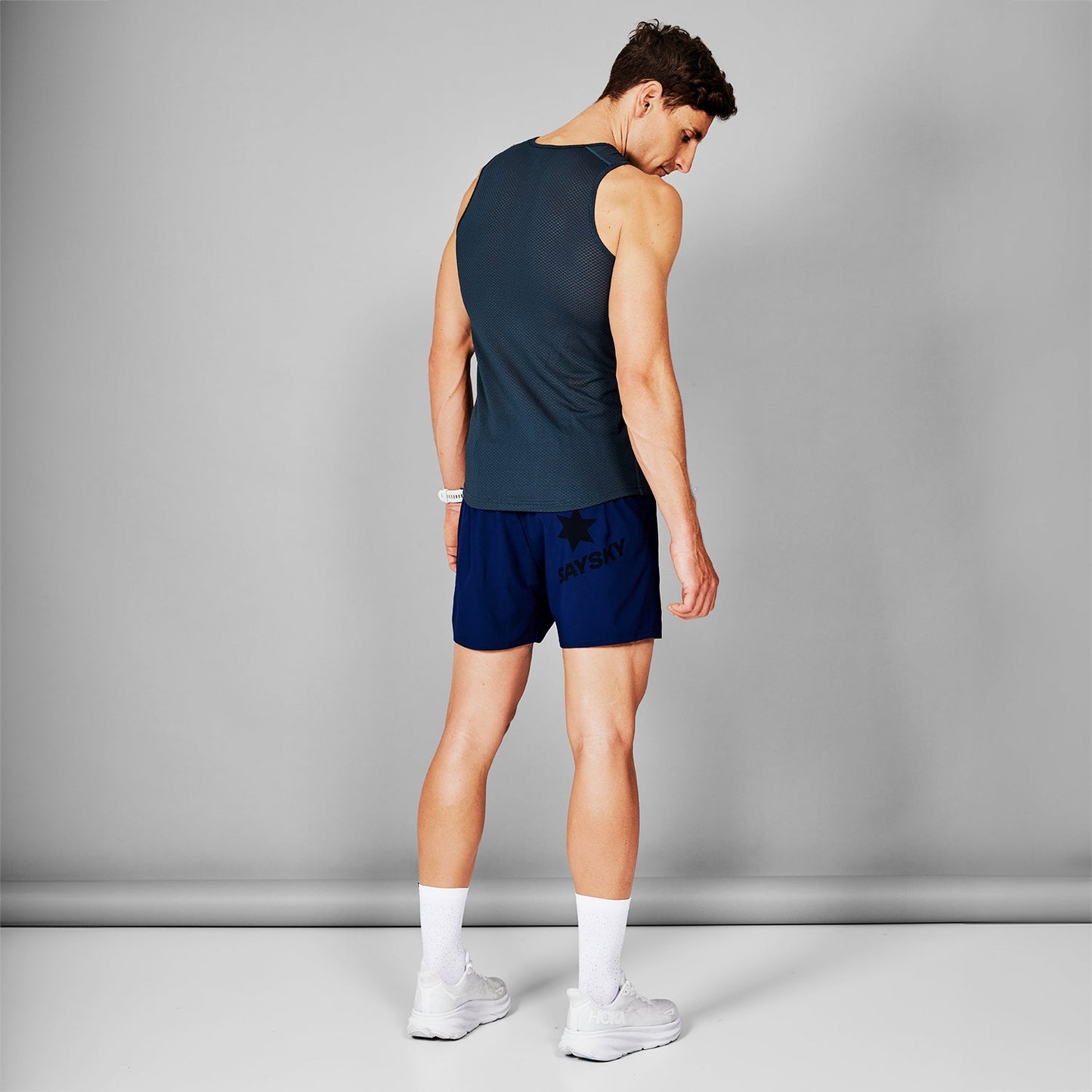 ベースレイヤー XMRBL31c601 Mesh Base Layer Singlet - Grey [メンズ]