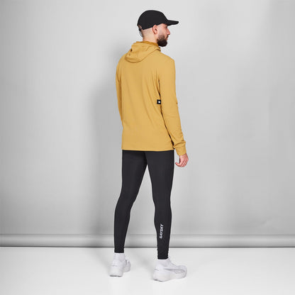 フリースフーディー NMRHO30c414 Combat Half Zip Fleece Hoodie - Yellow [メンズ]