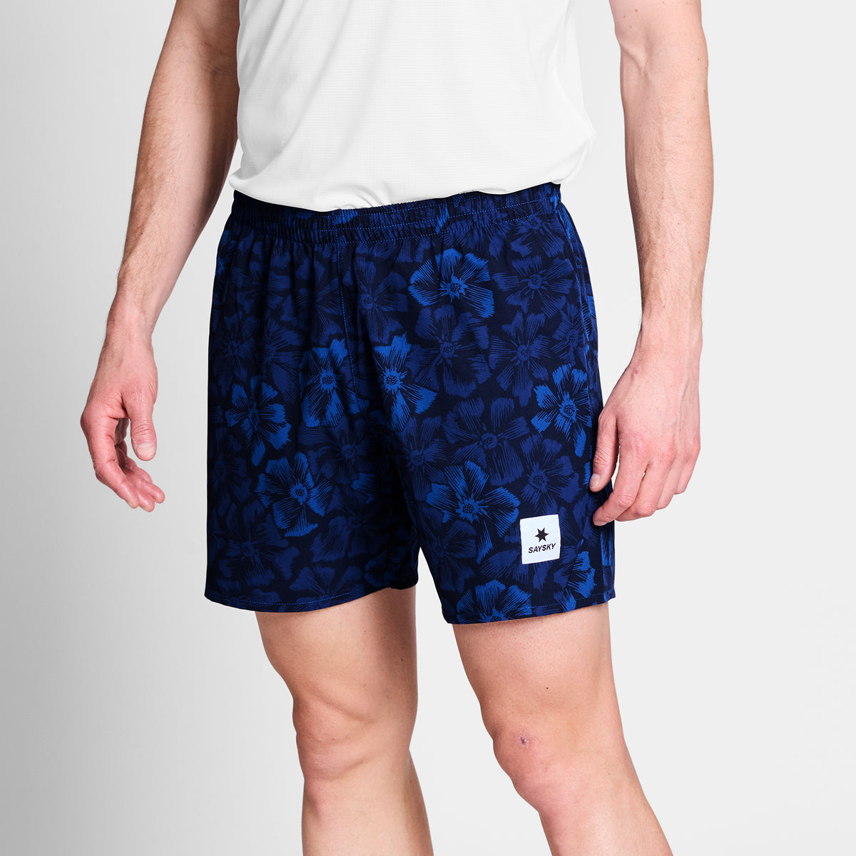 ランニングショーツ NMRSH21c1029 Flower Pace Shorts 5inch - Blue Flower Aop [メンズ]