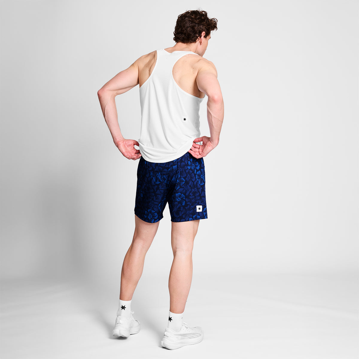 ランニングショーツ NMRSH21c1029 Flower Pace Shorts 5inch - Blue Flower Aop [メンズ]