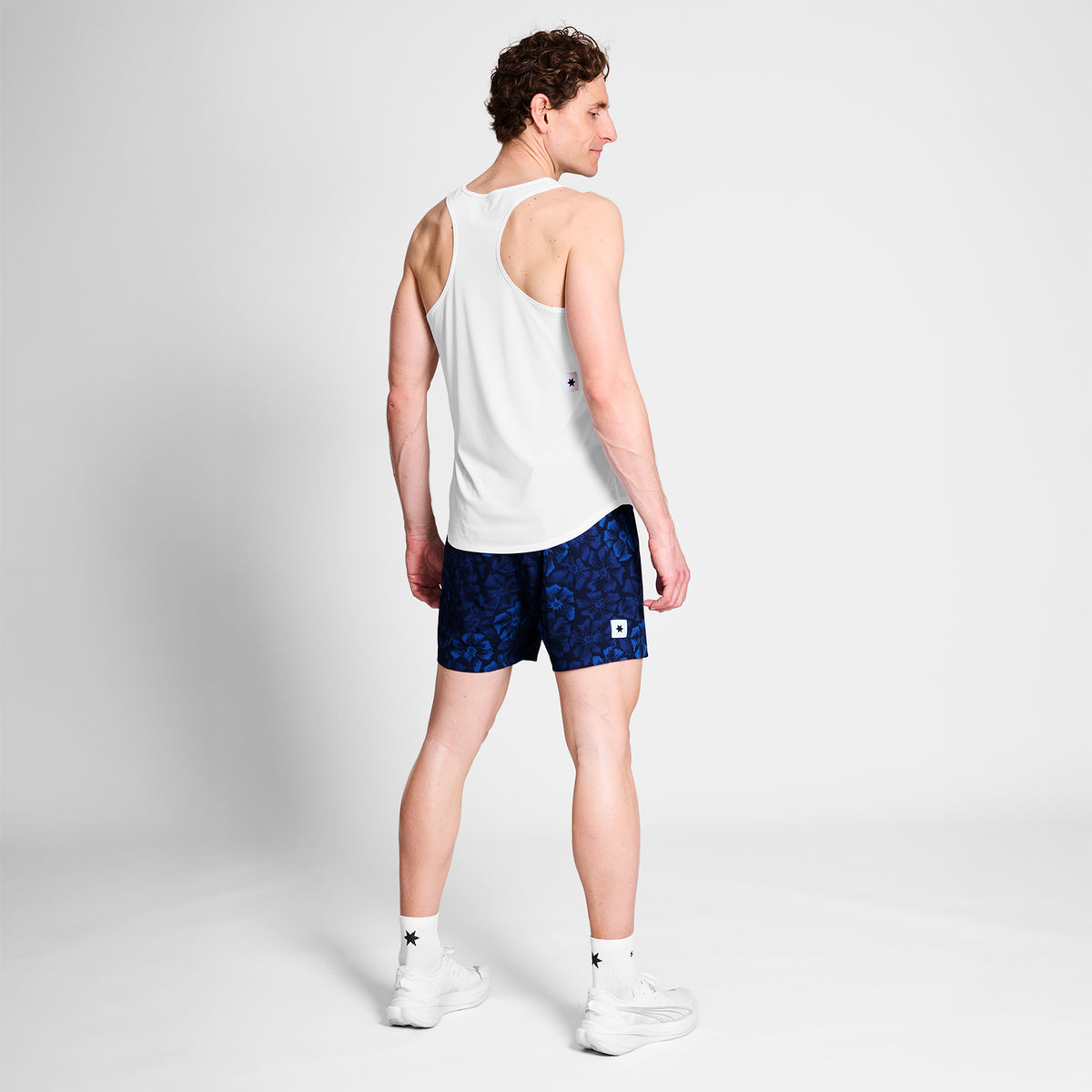 ランニングショーツ NMRSH21c1029 Flower Pace Shorts 5inch - Blue Flower Aop [メンズ]