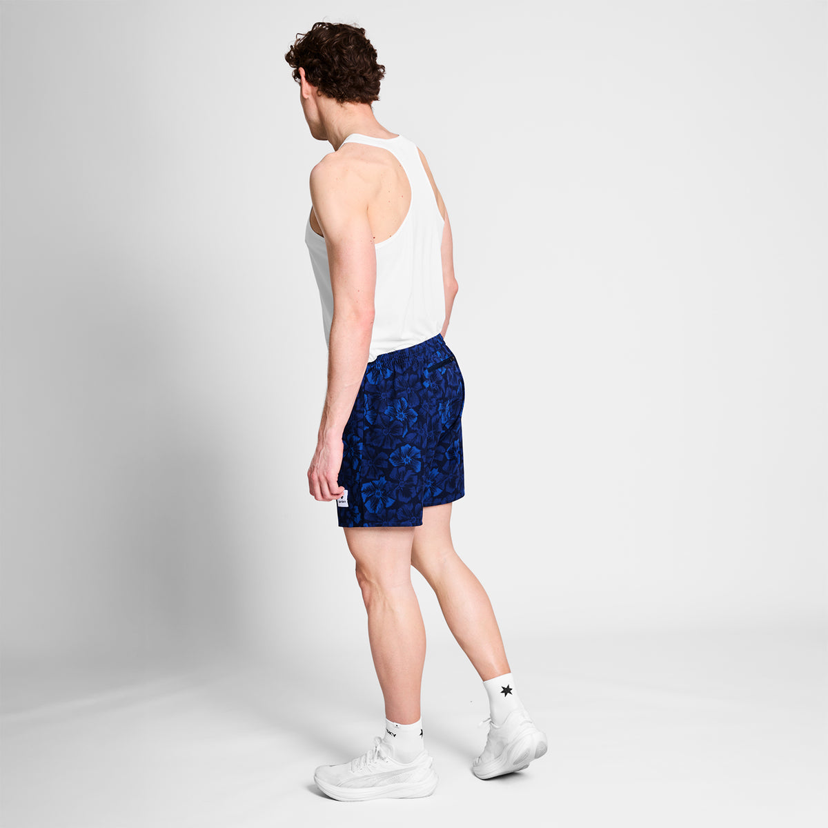 ランニングショーツ NMRSH21c1029 Flower Pace Shorts 5inch - Blue Flower Aop [メンズ]