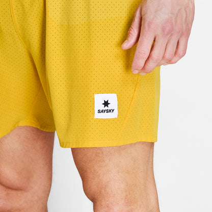 ランニングショーツ NMRSH21c412 Pace Air Shorts 5inch - Yellow [メンズ]