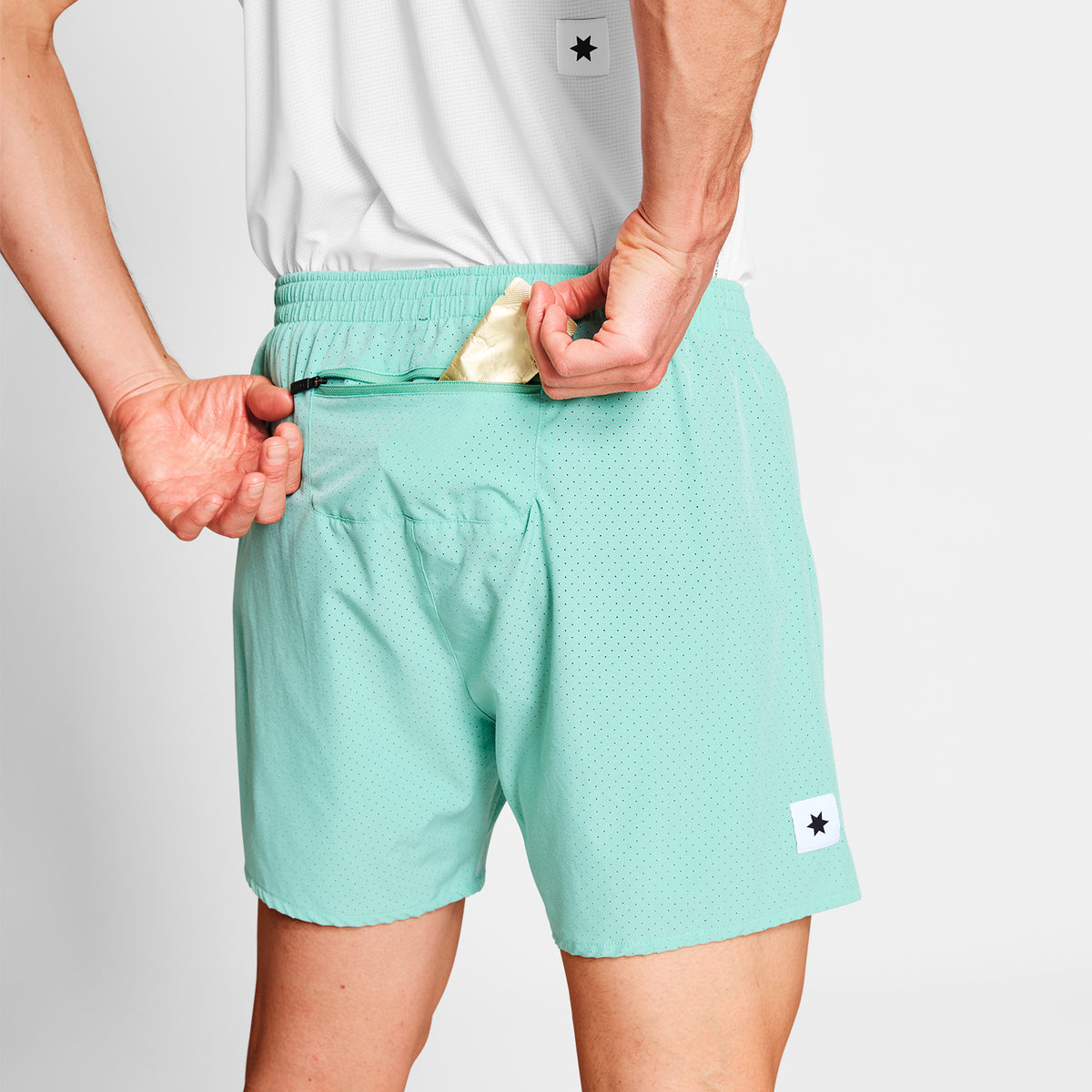 ランニングショーツ NMRSH21c314 Pace Air Shorts 5inch - Green [メンズ]