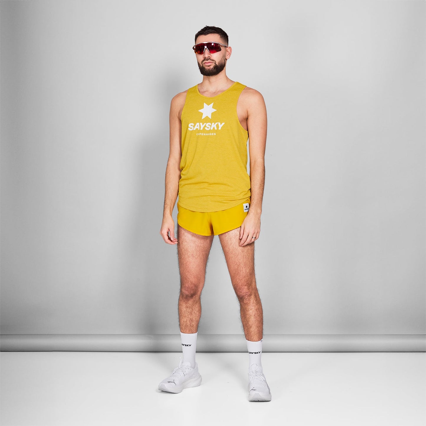 ランニングショーツ NMRSH30c412 Combat Shorts 2inch - Yellow [メンズ]