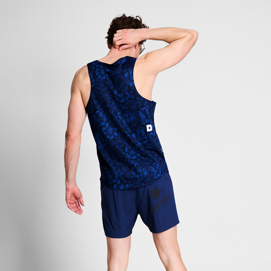 レースシングレット NMRSI31c1029 Flower Combat Singlet - Blue Aop [メンズ]