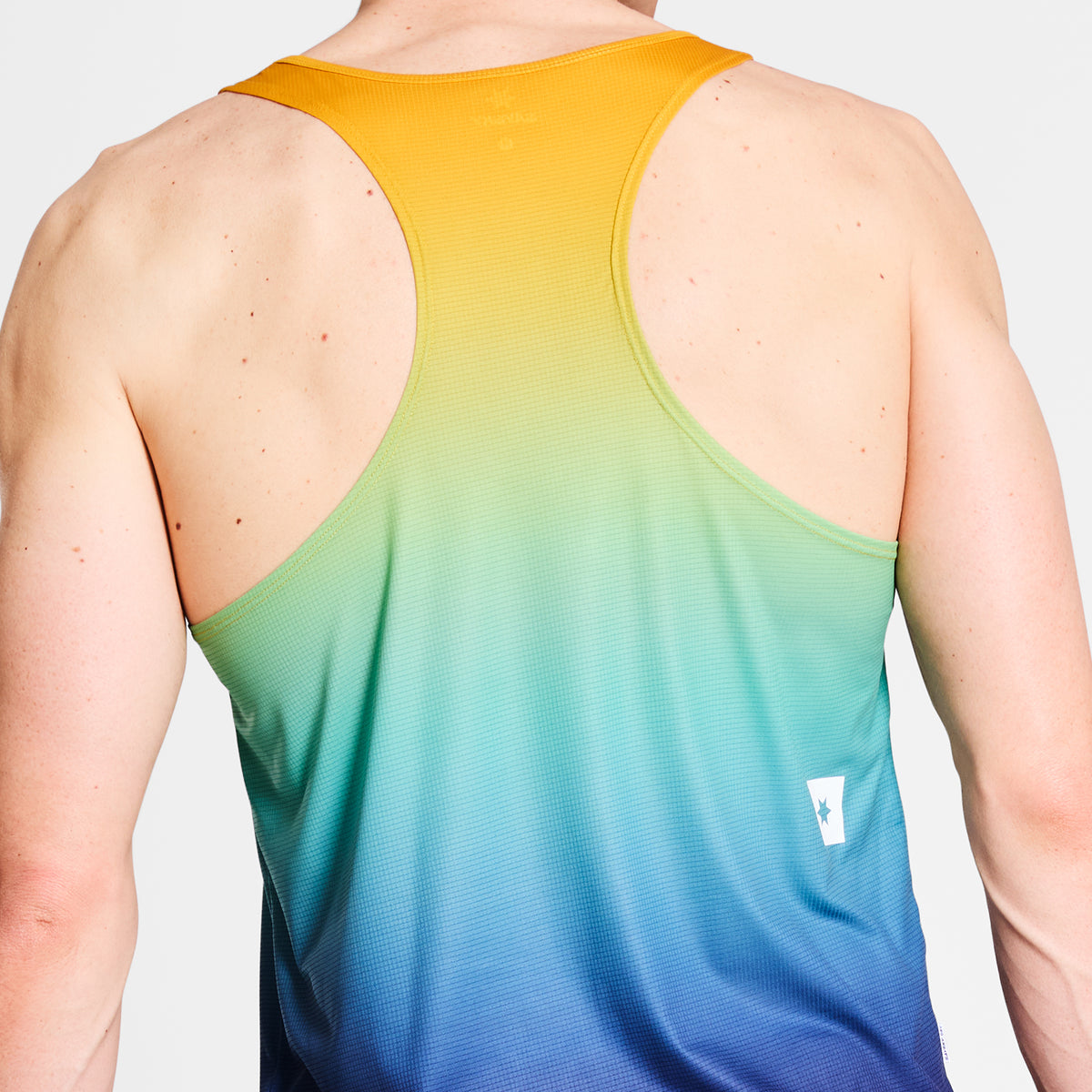 レースシングレット NMRSI60c1032 Drip Dye Flow Singlet - Blue Drip Dye Aop [メンズ]