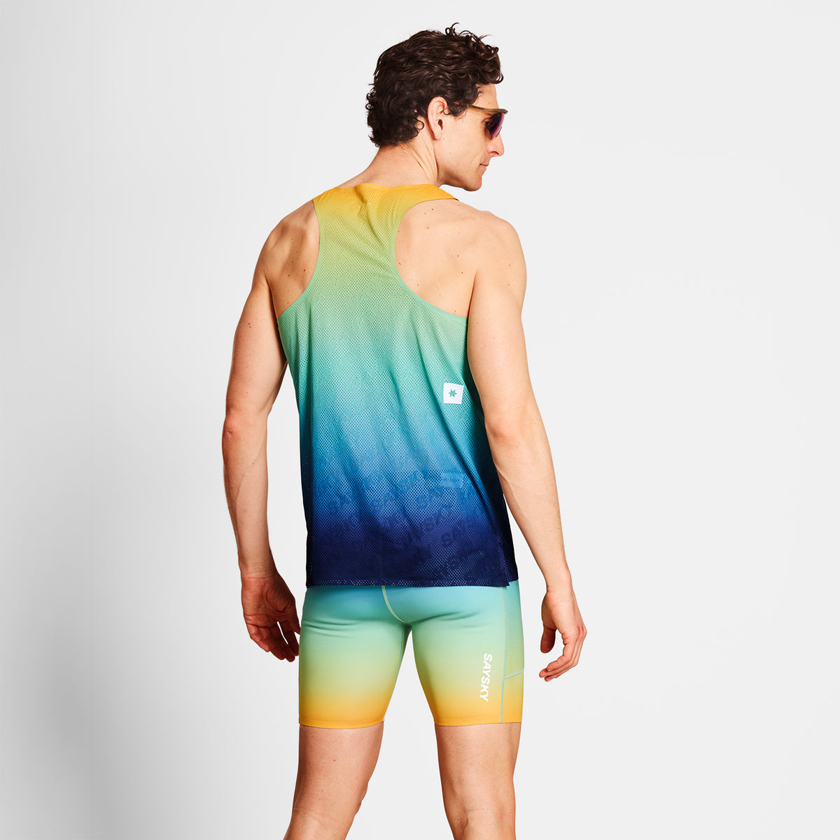 レースシングレット NMRSI62c1032 Drip Dye Flow Air Singlet - Blue Drip Dye Aop [メンズ]