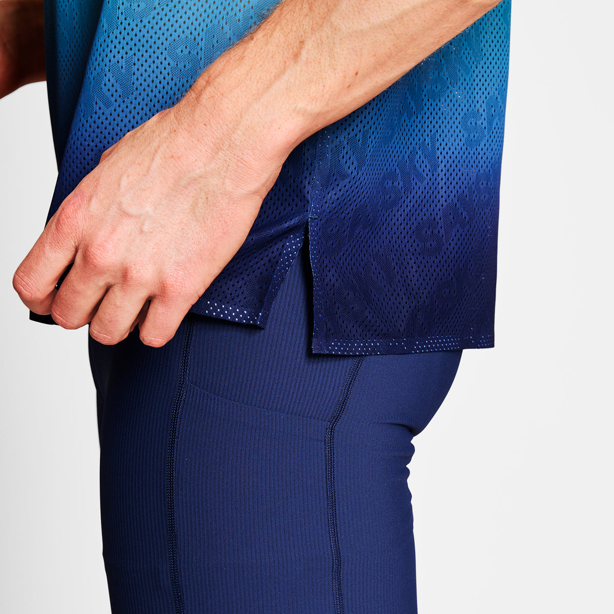 レースシングレット NMRSI62c1032 Drip Dye Flow Air Singlet - Blue Drip Dye Aop [メンズ]