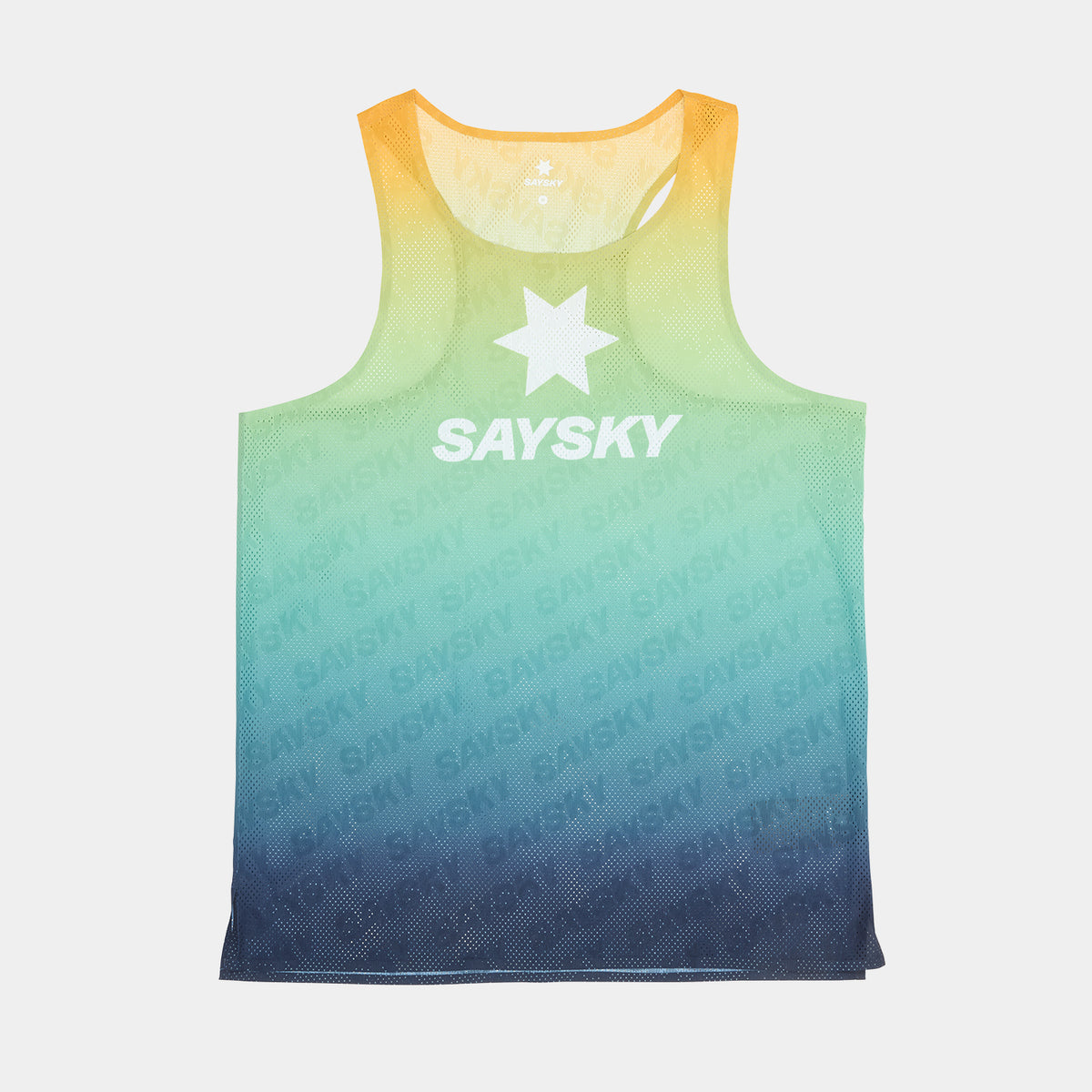 レースシングレット NMRSI62c1032 Drip Dye Flow Air Singlet - Blue Drip Dye Aop [メンズ]