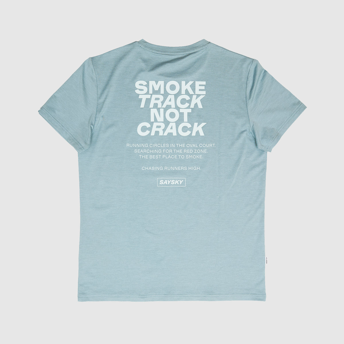 ランニングTシャツ NMRSS21c2010 Statement Pace T-shirt - Blue Melange [メンズ]