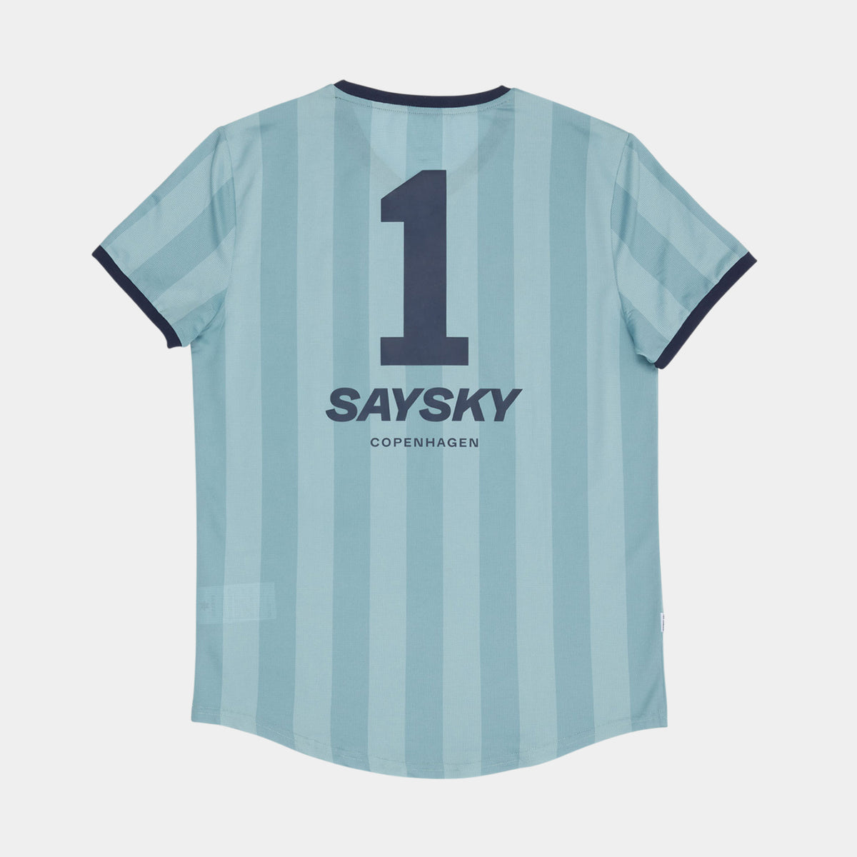 ランニングTシャツ NMRSS31c007 Stripe Combat T-shirt - Blue Stripe Aop [メンズ]