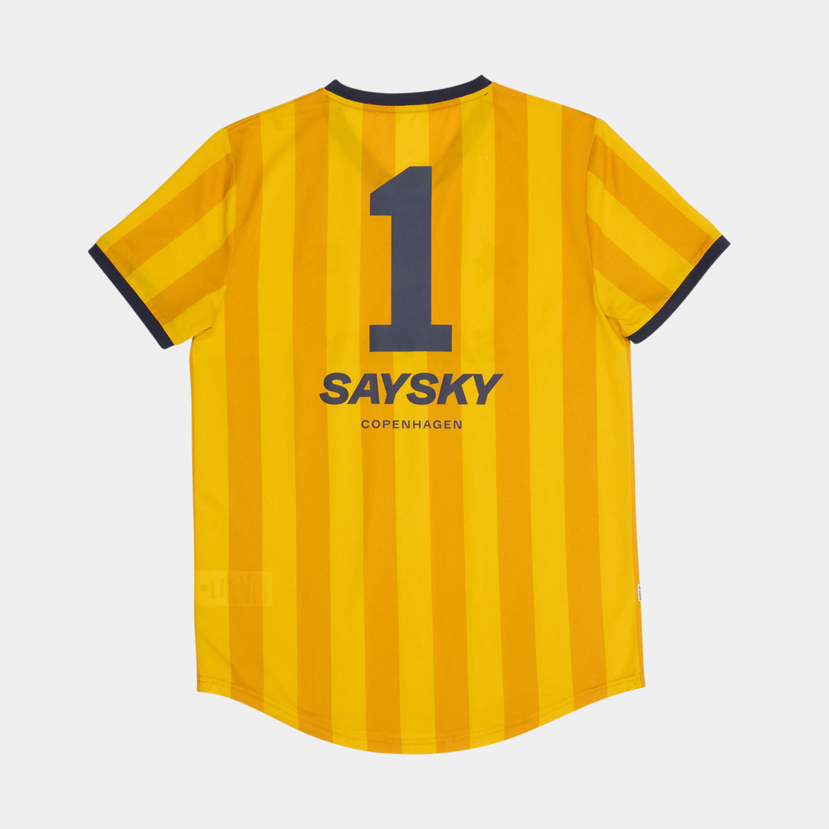 ランニングTシャツ NMRSS31c008 Stripe Combat T-shirt - Yellow Stripe Aop [メンズ]
