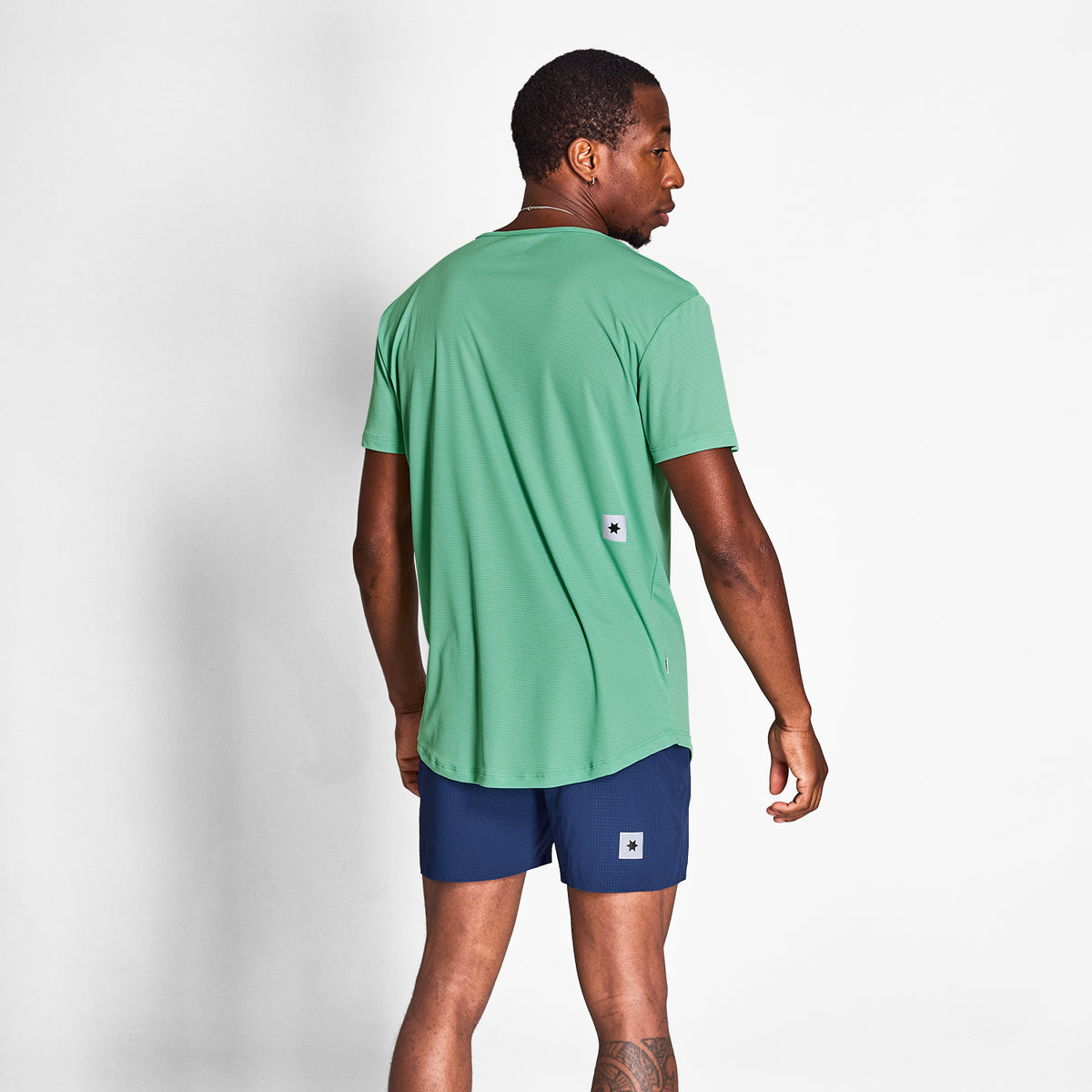 ランニングTシャツ NMRSS60c1038 Reactive Flow T-shirt - Green Reactive Aop [メンズ]