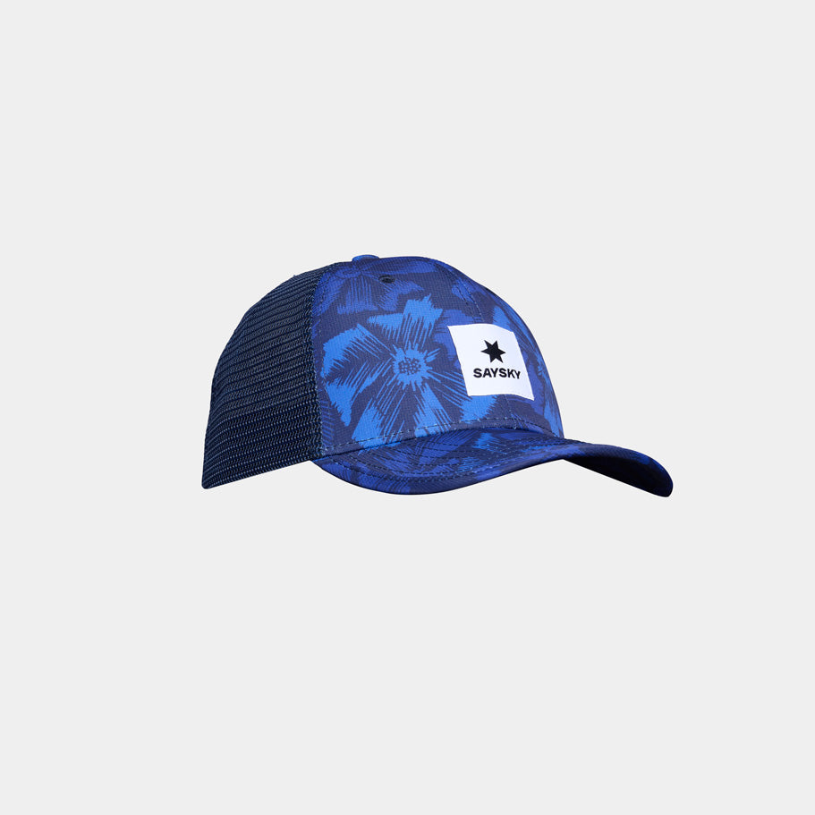 ランニングキャップ NUACA301c1029 Trucker Classic Cap - Blue Flower Aop [ユニセックス]