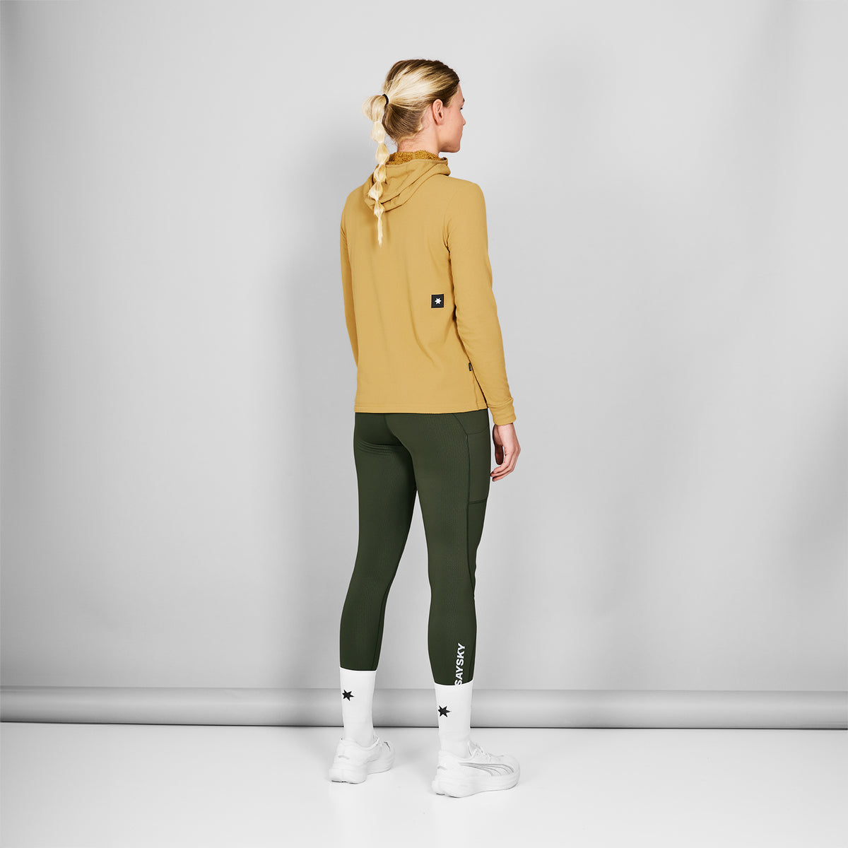 ハーフジップフリースパーカー NWRHO30c414 Wmns Combat Half Zip Fleece Hoodie - Yellow [レディーズ]