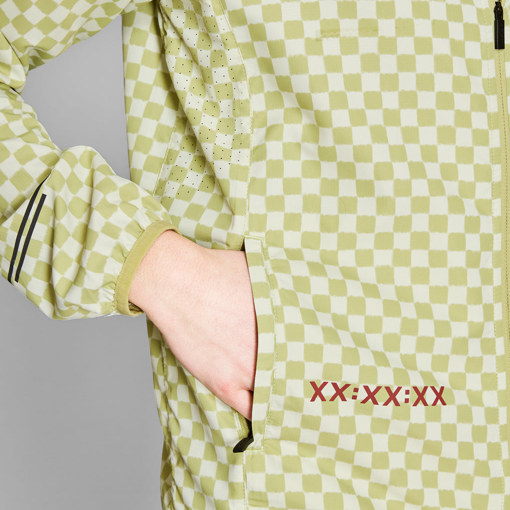 ランニングジャケット NWRJA21c1034 Wmns Checker Pace Jacket - Green Checker Aop [レディーズ]