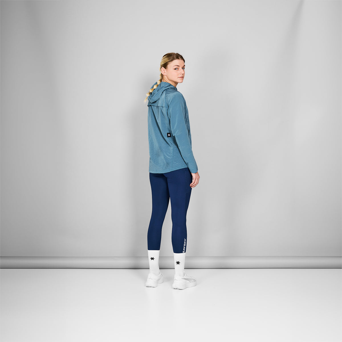 ランニングジャケット NWRJA30c214 Wmns Clean Hooded Jacket - Blue [レディーズ]