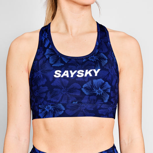 スポーツブラ NWRSB30c1029 W Flower Combat Sports Bra - Blue Aop [レディーズ]