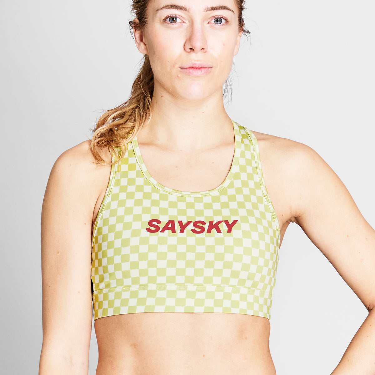 スポーツブラ NWRSB30c1034 Wmns Checker Combat Sports Bra - Green Checker Aop [レディーズ]
