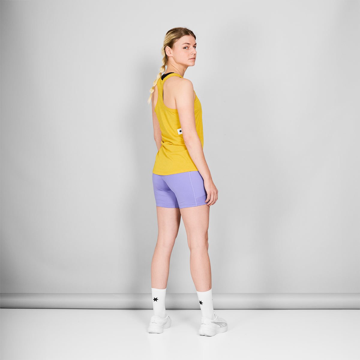 レースシングレット NWRSI30c4007 Wmns Logo Combat Singlet - Yellow [レディーズ]