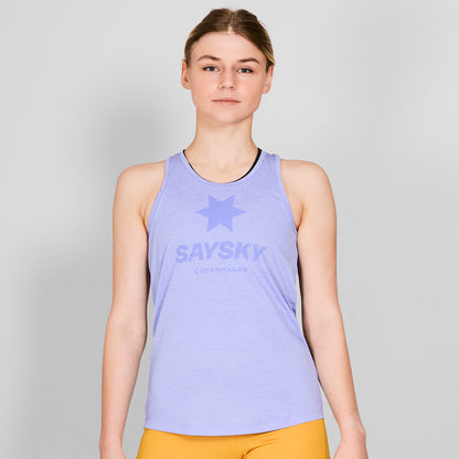 レースシングレット NWRSI30c7008 W Logo Combat Singlet - Purple Melange [レディーズ]