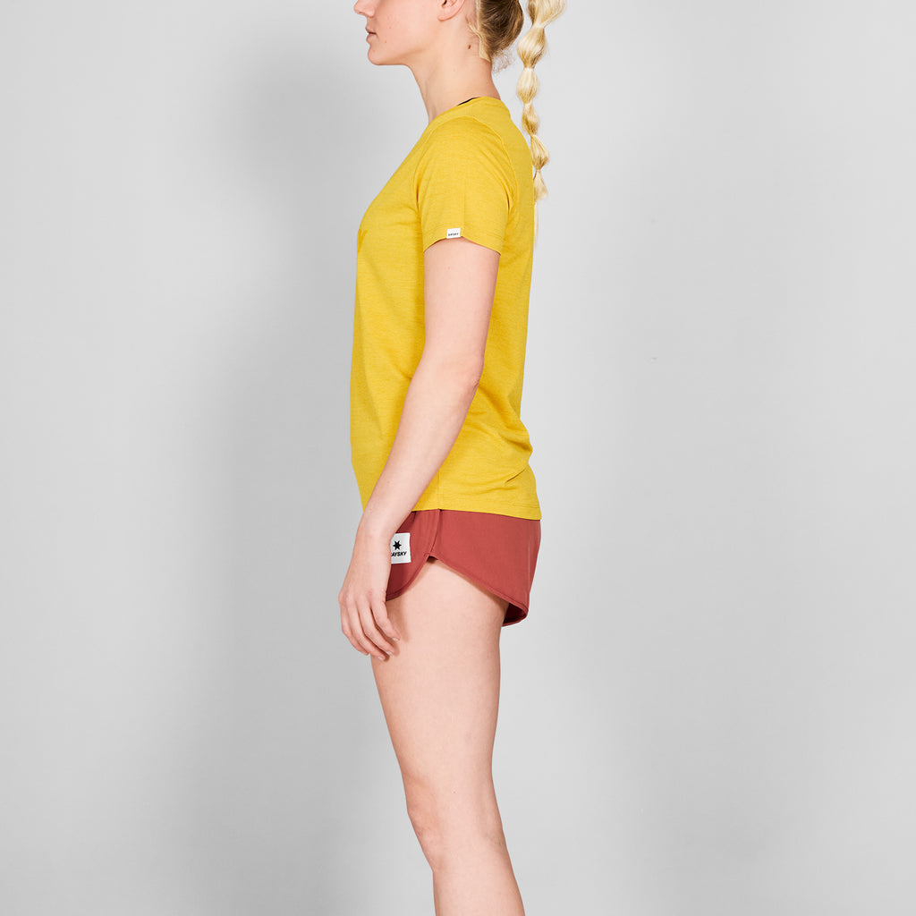 ランニングTシャツ NWRSS30c4007 Wmns Logo Combat T-shirt - Yellow [レディーズ]