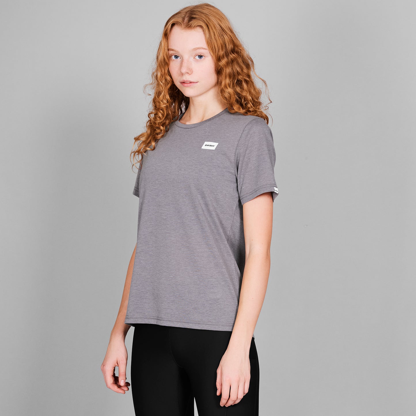 モーションTシャツ NWRSS51c6007 W Clean Motion T-shirt - Grey Melange [レディーズ]