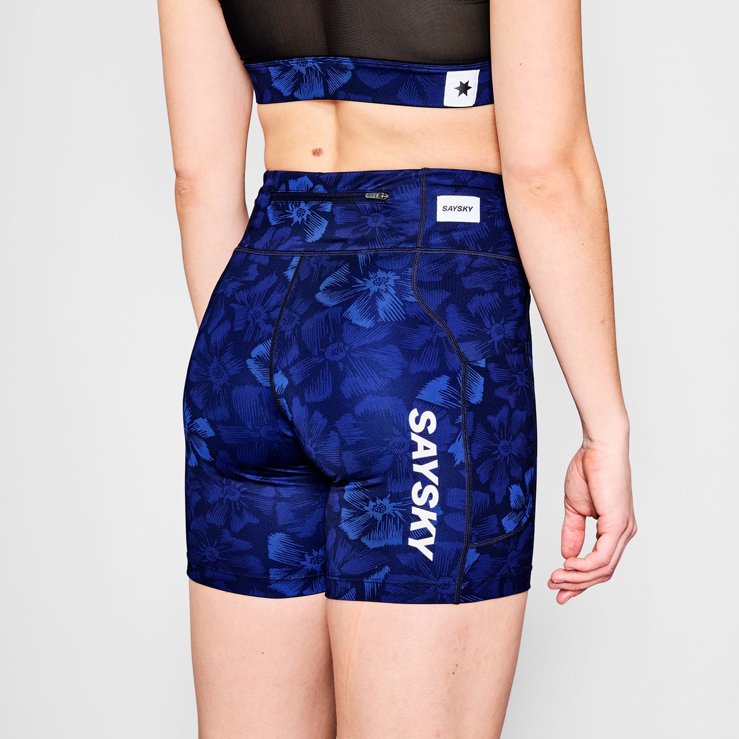 ショートタイツ NWRST30c1029 Wmns Flower Combat+ Short Tights 7inch - Blue Aop [レディーズ]