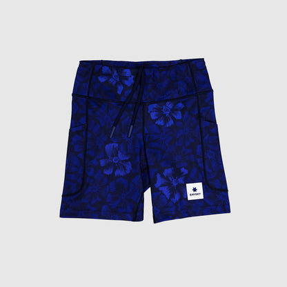 ショートタイツ NWRST30c1029 Wmns Flower Combat+ Short Tights 7inch - Blue Aop [レディーズ]