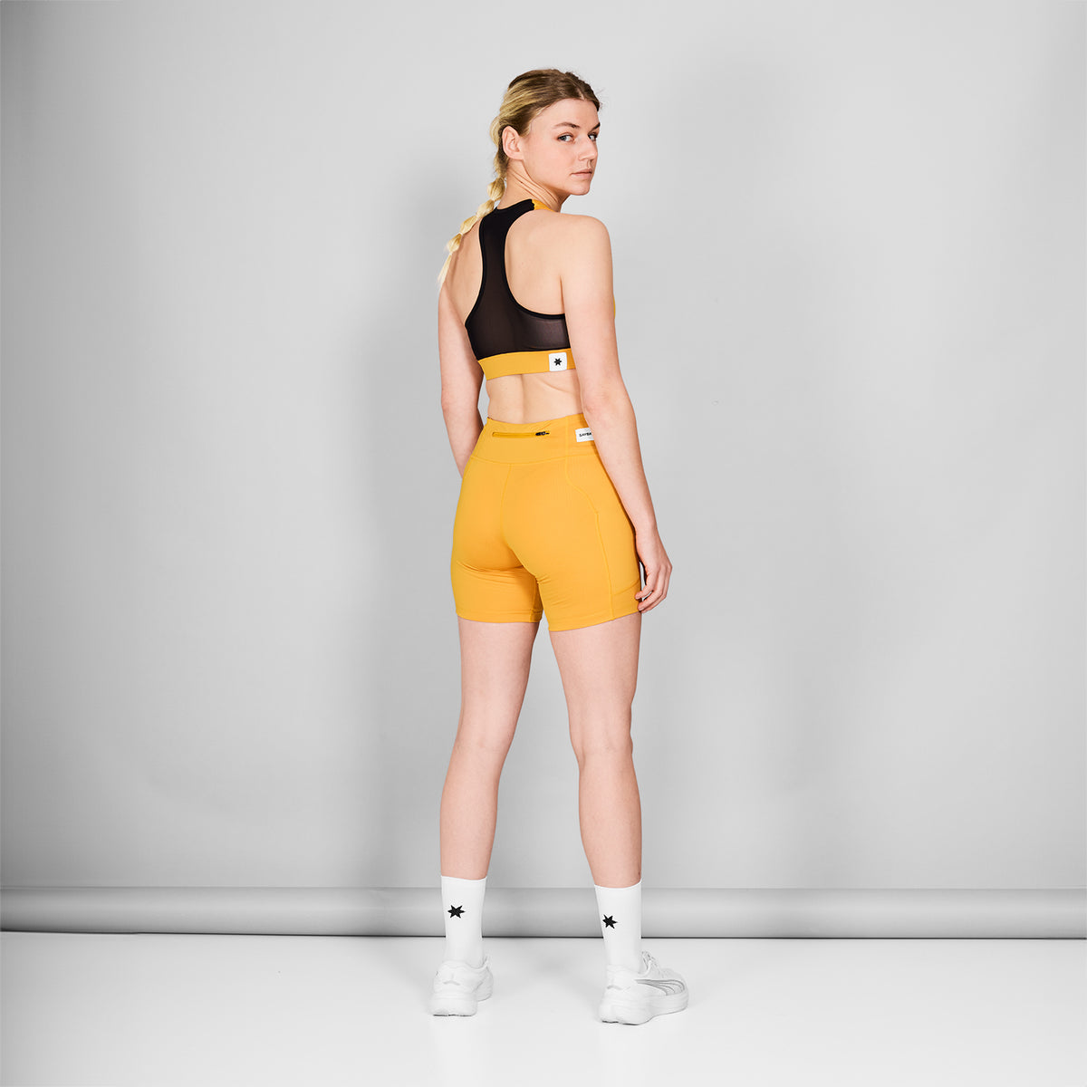 ランニングショーツ NWRST30c412 Wmns Combat+ Short Tights 7inch - Yellow [レディーズ]