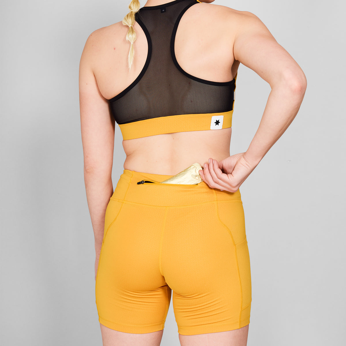 ランニングショーツ NWRST30c412 Wmns Combat+ Short Tights 7inch - Yellow [レディーズ]