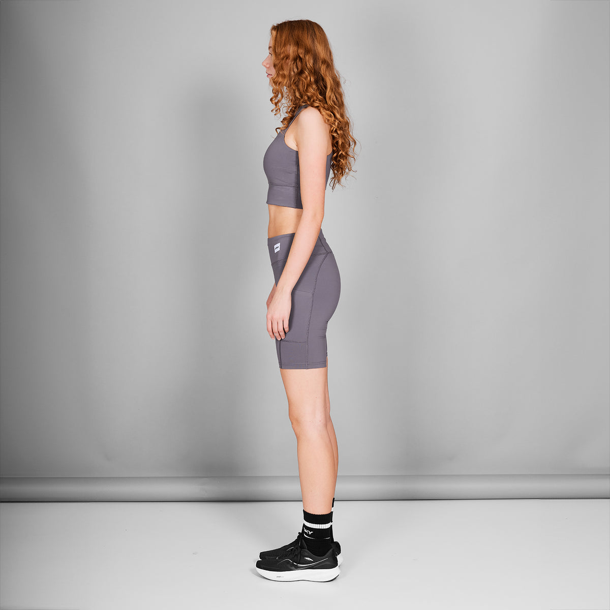 ショートタイツ NWRST50c605 Wmns Motion+ Short Tights 9inch - Grey [レディーズ]