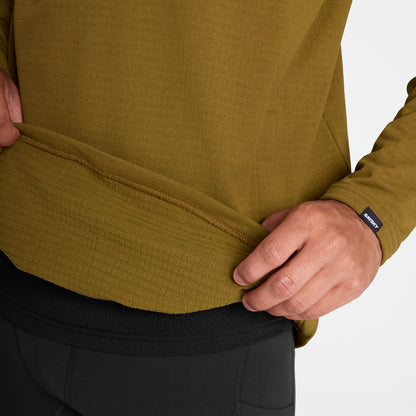 ランニングフリース OMRFL03c7011 Blaze Half Zip Light Fleece - Camel [メンズ]