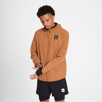 ランニングジャケット OMRJA01c1051 Reflective Blaze Jacket - Orange Aop [メンズ]