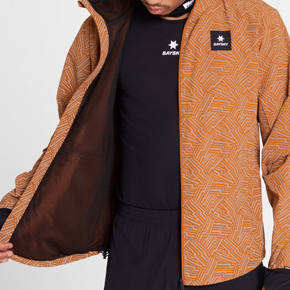ランニングジャケット OMRJA01c1051 Reflective Blaze Jacket - Orange Aop [メンズ]