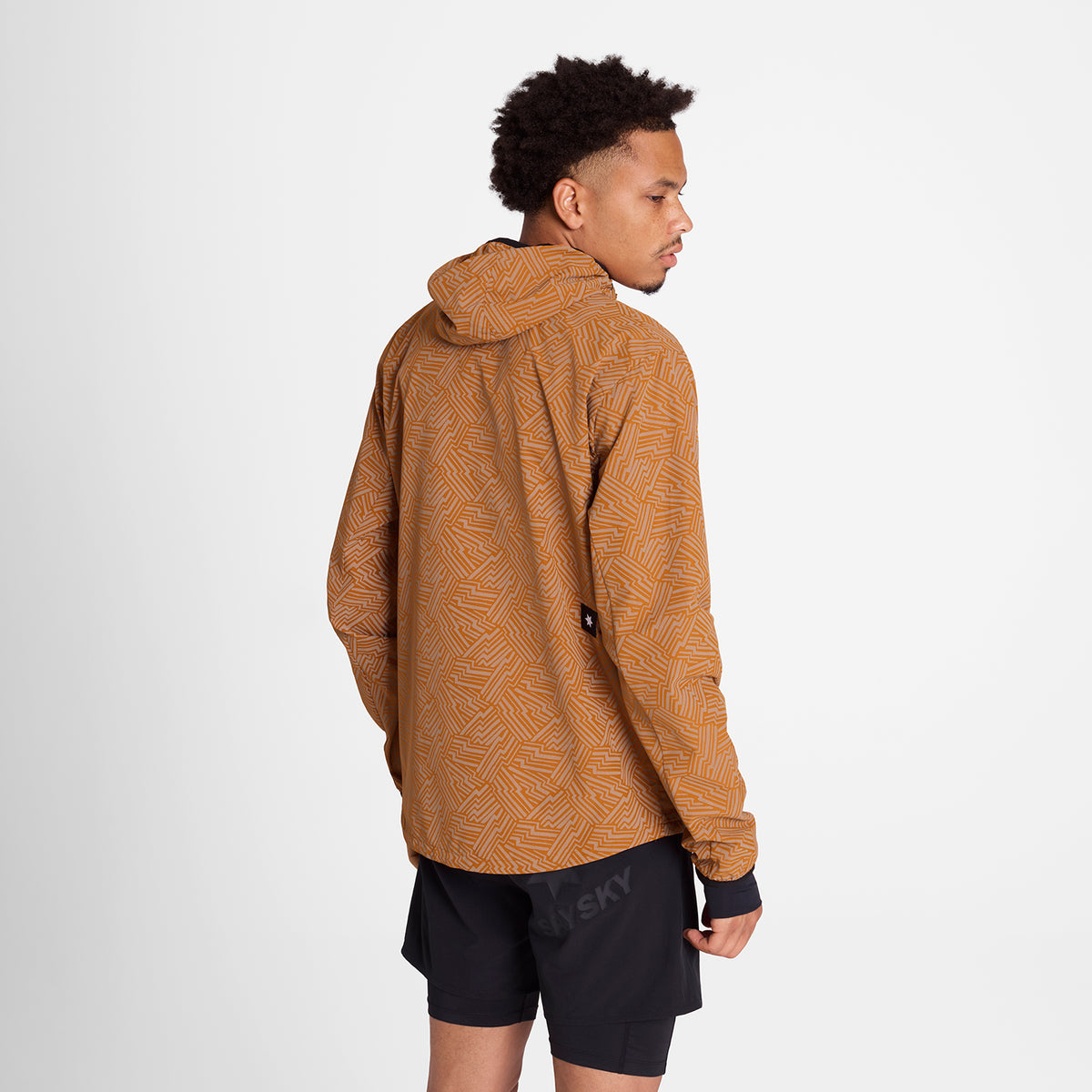 ランニングジャケット OMRJA01c1051 Reflective Blaze Jacket - Orange Aop [メンズ]