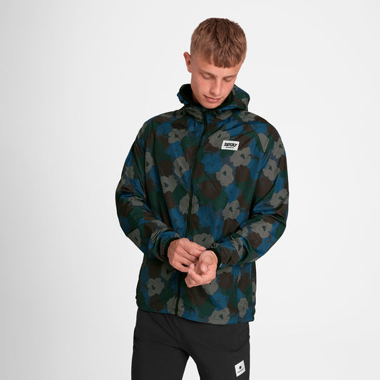 ランニングジャケット OMRJA22c1046 Flower Pace Jacket - Blue Flower Aop [メンズ]