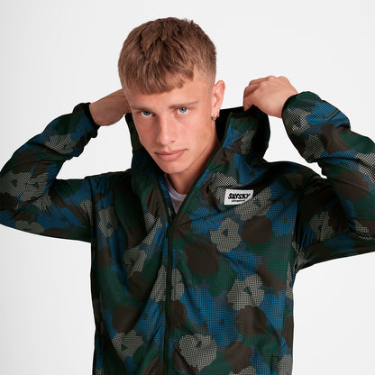 ランニングジャケット OMRJA22c1046 Flower Pace Jacket - Blue Flower Aop [メンズ]