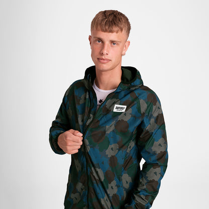 ランニングジャケット OMRJA22c1046 Flower Pace Jacket - Blue Flower Aop [メンズ]