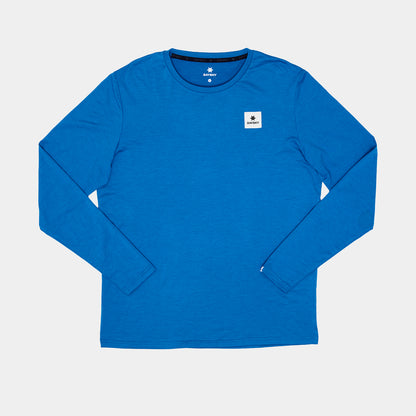 ランニングTシャツ（ロングスリーブ） OMRLS20c2014 Clean Pace Long Sleeve - Blue [メンズ]