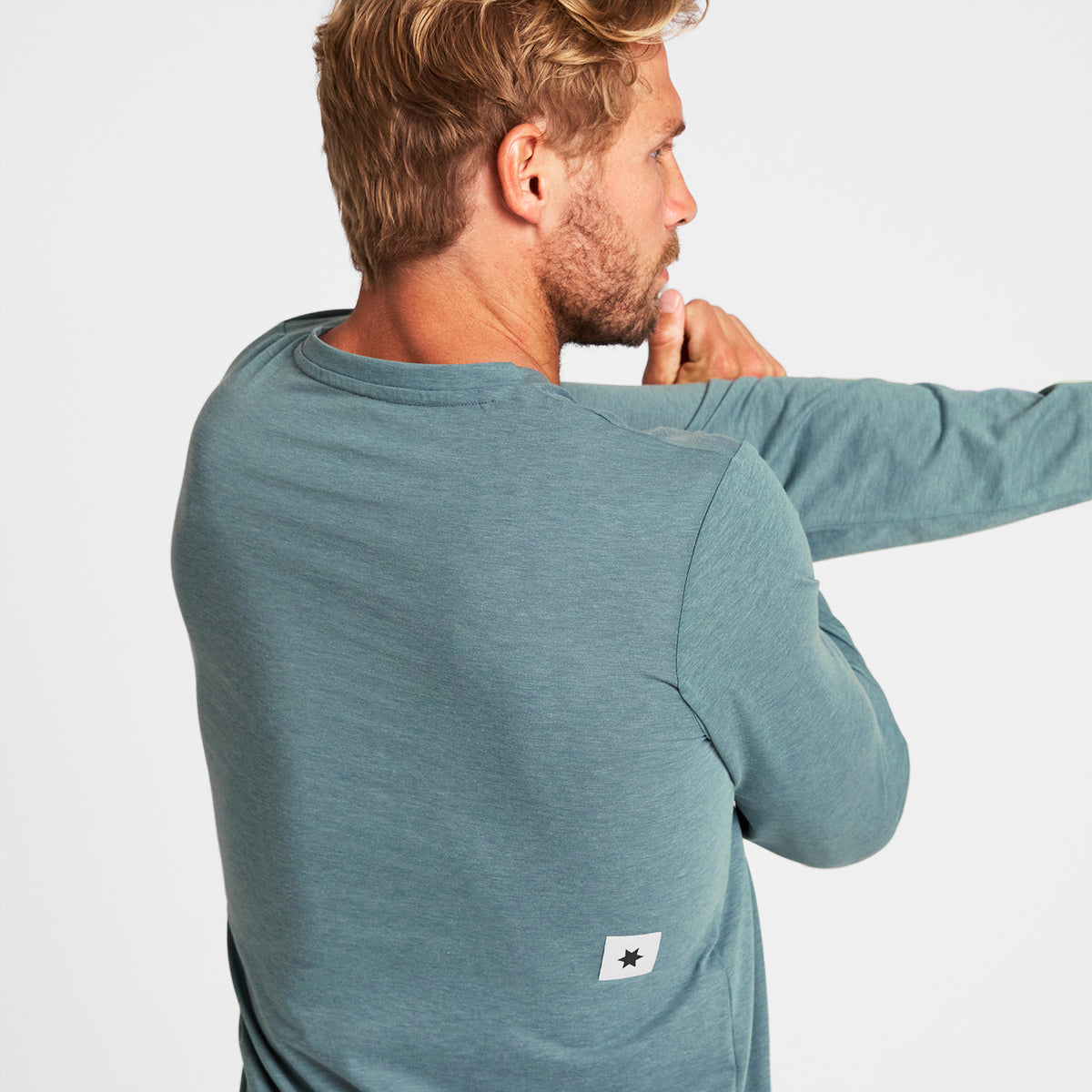 モーションTシャツ（ロングスリーブ） OMRLS51c2015 Clean Motion Long Sleeve - Blue [メンズ]