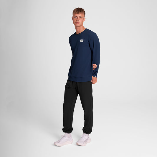 モーションTシャツ（ロングスリーブ） OMRLS52c222 Motion Waffle Long Sleeve - Blue [メンズ]
