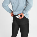 モーションタイツ OMRLT51c901 Logo Motion+ Long Tights - Black [メンズ]