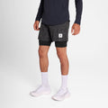 ランニングショーツ OMRSH20c1050 Reflective Pace 2-in-1 Shorts 5inch - Black Aop [メンズ]