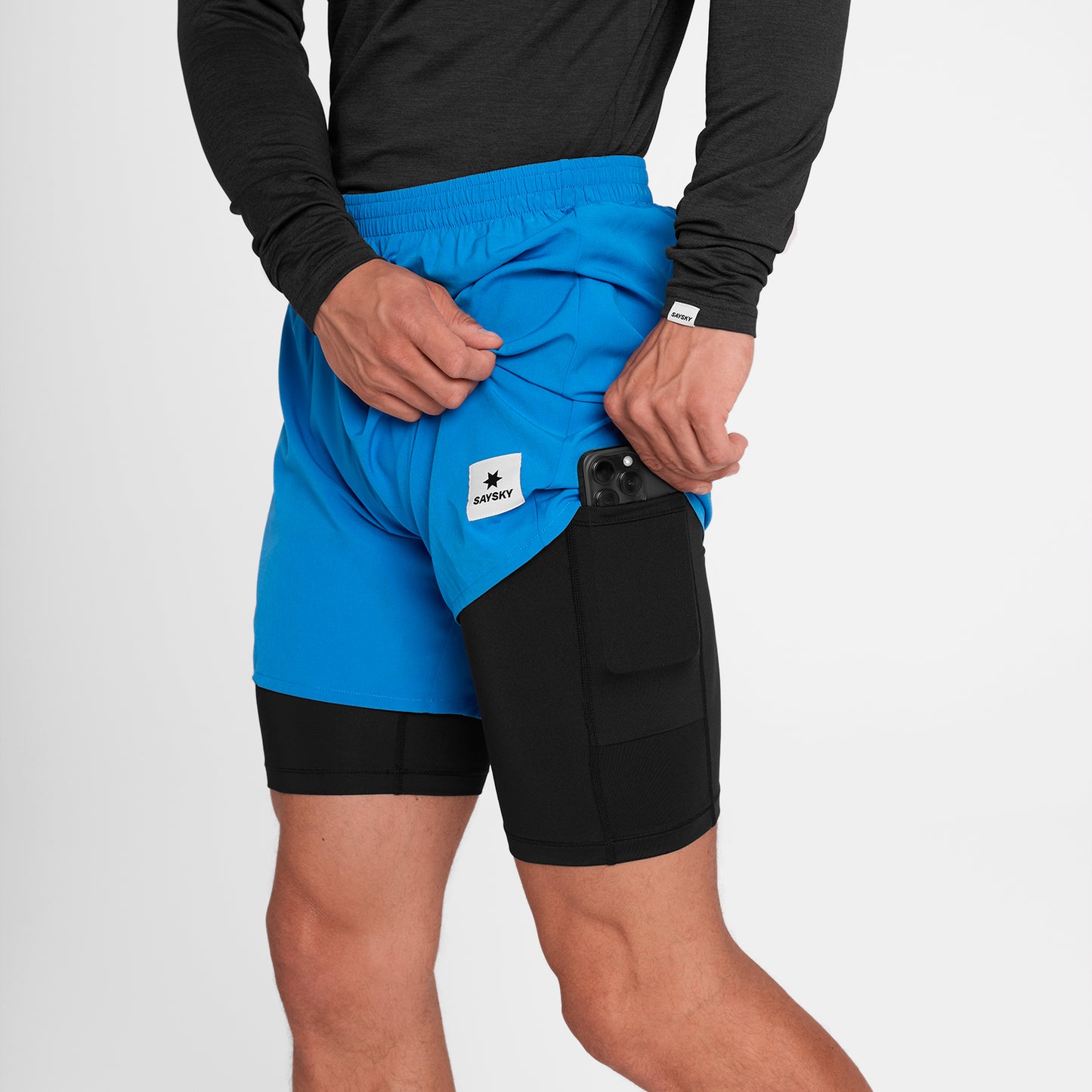 ランニングショーツ OMRSH20c220 Pace 2-in-1 Shorts 5inch - Blue [メンズ]
